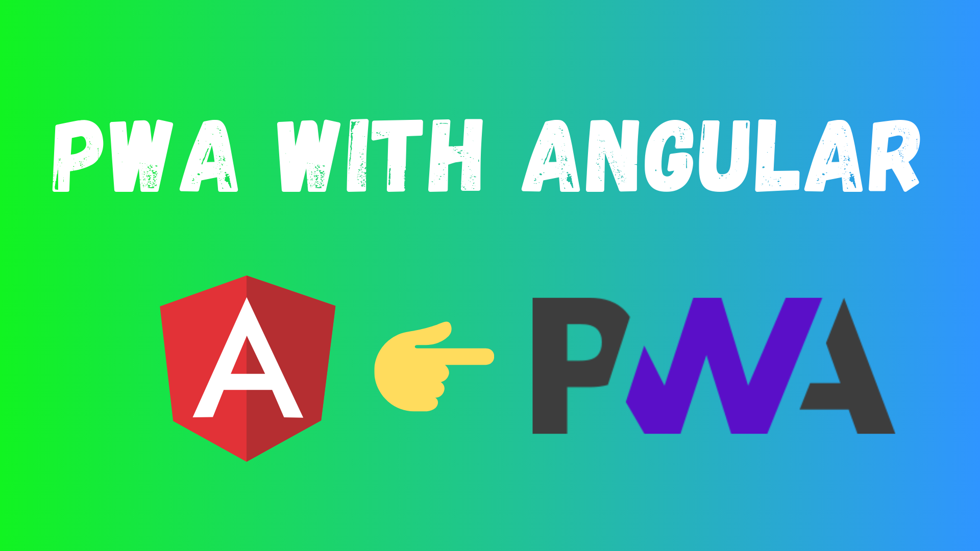 Configuring Progressive web app in Angular.